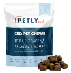 Pet Hemp CBD Dog Treats - 25 Chews